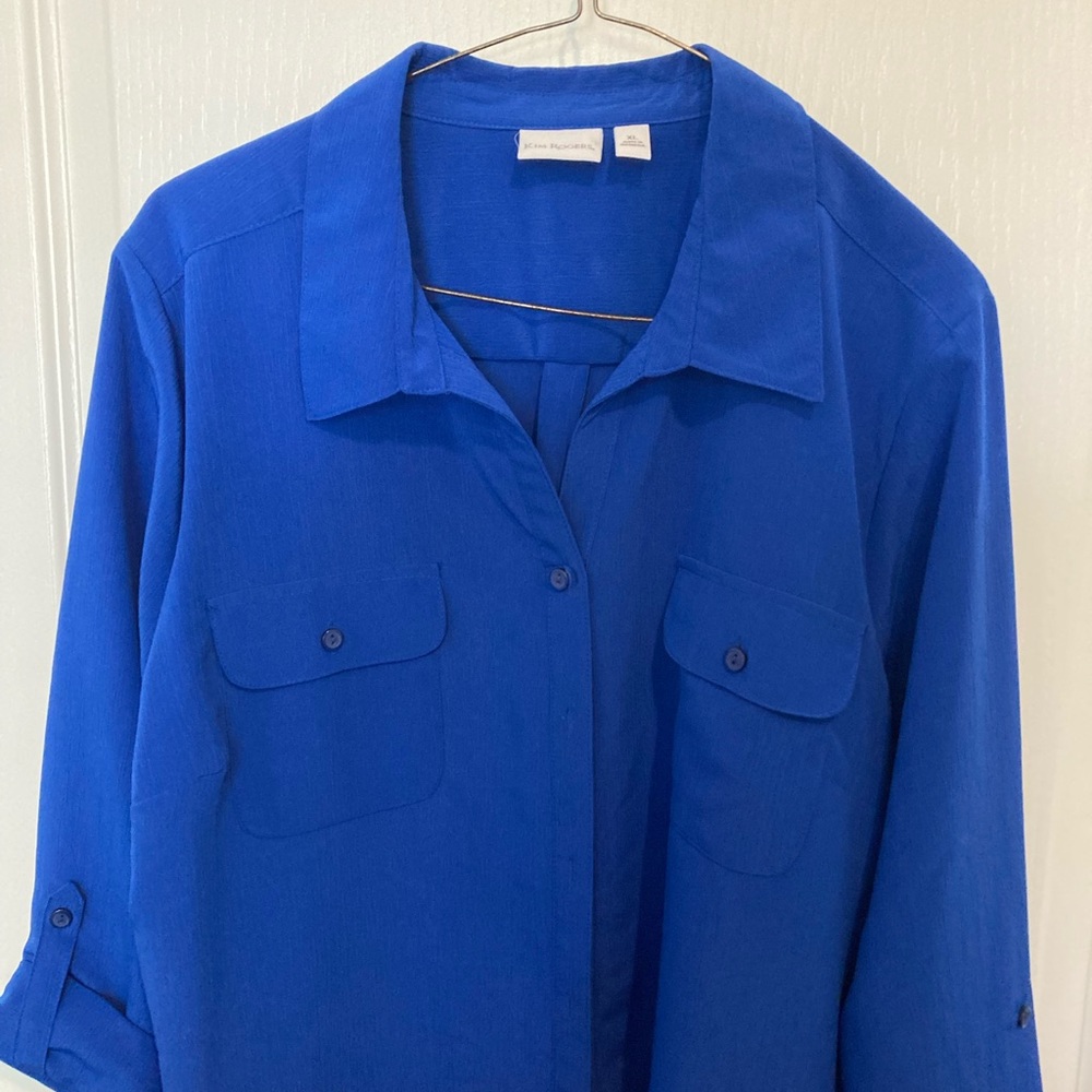 Kim Rogers Button Down Blouse